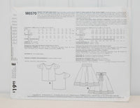 McCall's M6570 Generation Next (c. 2012) Misses' Sizes 4-12, Top and Lined Skirt, Easy Sewing, Fun & Flirty, Above Knee Skirt, Summer Outfit
