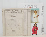 McCall's M4975 Palmer Pletsch Classic Fit (c. 2005) Misses' Small-Large, Easy Fleece & Fur Jackets, Fall and Winter Jackets, Hip Length