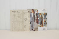 Vintage Vogue 1087, A Tamotsu Design, Career Wardrobe (c. 1993) Misses' Sizes 8-12, Jacket, Dress, Top, Skirt, Pants, Business Attire
