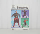 Vintage Simplicity 7603 Mattel MC Hammer Doll Clothes Sewing Pattern (c. 1991)