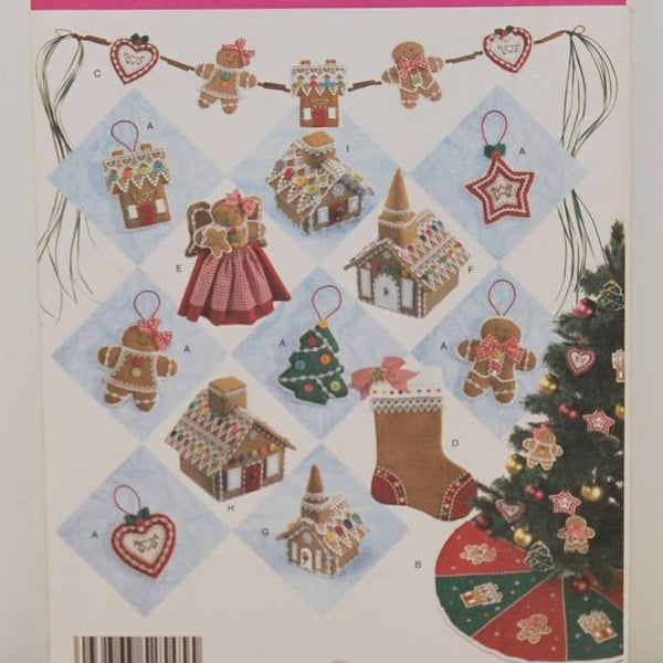 Simplicity 2545 A Elaine Heigl Designs, Wrights (c. 2009) Make Your Own Christmas Decorations Sewing Pattern, Family Fun, Gift Ideas, Xmas