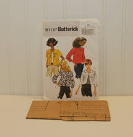 Butterick B5187 Cute Jacket (c. 2008) Misses' Sizes 8-14, Cropped Jacket, Office Wear, Unlined, Loose-Fitting Jacket, Business Attire