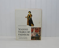 Vintage 20,000 Year Of Fashion, The History of Costume and Personal Adornment Hardcover Book By Francois Boucher (c. 1966) Art & Fashion