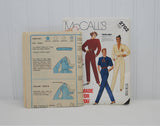 Vintage McCall's 2702 Made For You Jumpsuit Sewing Pattern (c. 1986) Misses' Size 8, Petite Size 8, Retro Jumpsuit, Vintage Fashion