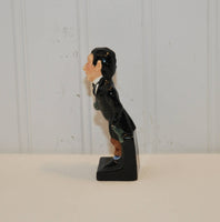 Vintage Royal Doulton Bone China Stiggins Figurine (c. 1922-1981) Collectible Dickens Miniature, Older Back Stamp Pickwick Papers M 50