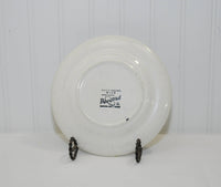 Vintage Collectible Metlox Provincial Blue Salad Plate, Poppytrail (c. 1950-1982) Blue Dinnerware, Farm Scene, Country Kitchen Decor