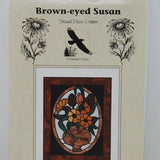 Ravenwood Designs Brown-eyed Susan Stain Glass Quilting Pattern (c. ?) Reverse Appliqué Technique, Quilting Appliqué, Machine Quilting