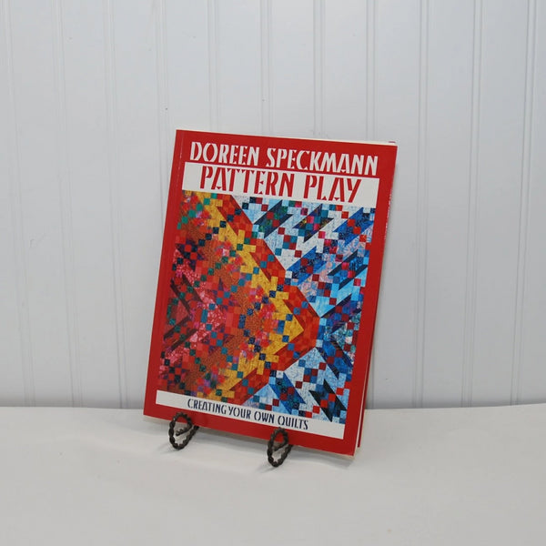 Vintage Pattern Play, Creating Your Own Quilts Paperback Book (c. 1993) By Doreen Speckmann, Quilting Design, How To Design Your Own Quilt