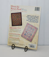 Vintage Down The Rotary Road With Judy Hopkins Paperback Book (c. 1996) 30 Sensational Quilts From Folk To Fancy, Quilting Patterns