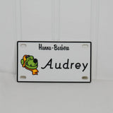 Vintage Retro Hanna-Barbera Scooby Doo and Muttley Bicycle Name Plates, Tags (c. 1972) Audrey, Beth, Colleen, Retro Cartoon