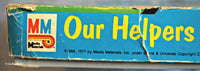 Vintage Our Helpers Play People Media Materials Milton Bradley (c.1986) Ephemera, Scrapbooking, Art Project, Creative Play, Child Toy
