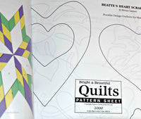 A page from inside the Bright and Beautiful Quilts paperback book.