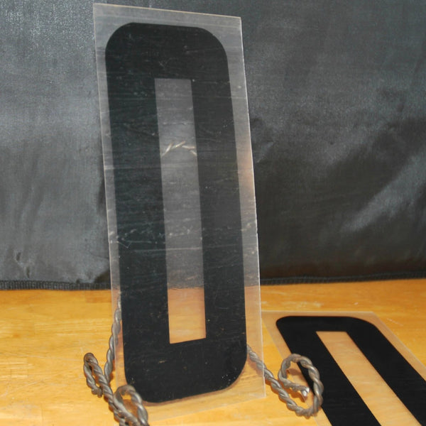 9 Inch Vintage Industrial Marquee Plastic 'O', Home Decor, Repurposed Art, Industrial Supply, Wedding, Upcycle, Birthday Party, Wedding Idea