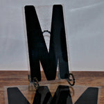 9 Inch Vintage Industrial Marquee Plastic 'M'