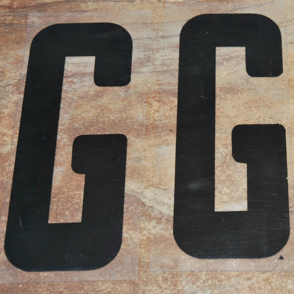 9 Inch Vintage Industrial Marquee Plastic 'G'