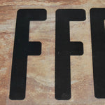 9 Inch Vintage Industrial Marquee Plastic 'F'